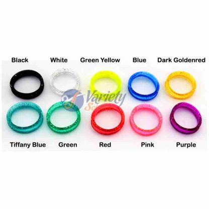 Shiny Glitter Silicone Finger Inserts – Hair Cutting Scissors