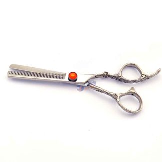 6. INCH Fancy hair stylist thinning scissors