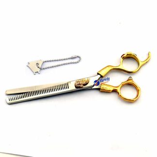 6 INCH Fancy jeweled hair stylist thinning scissors