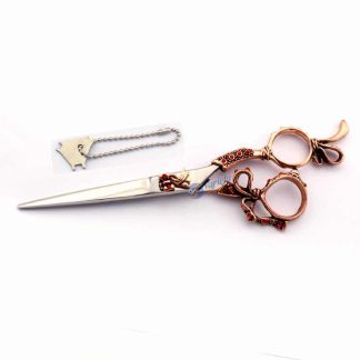 6.5 INCH Fancy jeweled hair stylist scissors