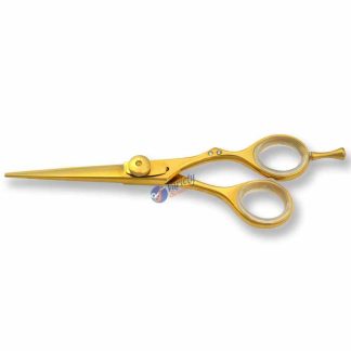 Semi offset golden and rainbow Scissors