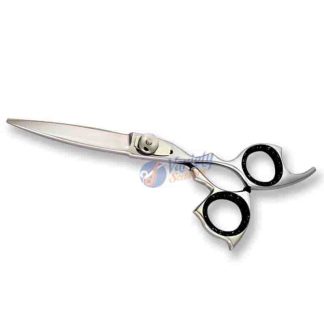 Offset hair styling scissors