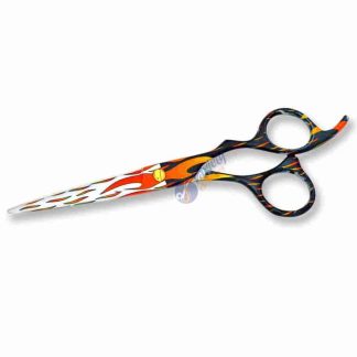 Semi offset Texture Printed Stylist Scissors