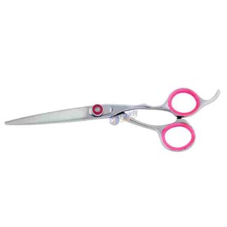 Semi offset barber scissors