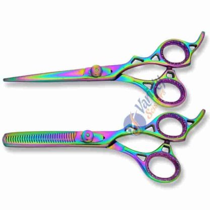 Professional rainbow scissors sets