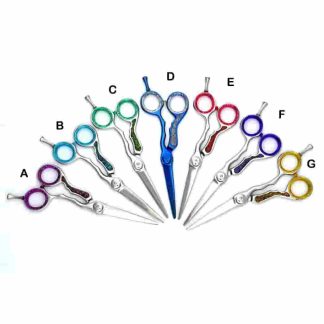 Fancy hairdressing barber scissors