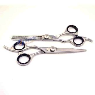 Semi offset left-handed scissors set