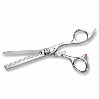 Semi offset thinning scissors