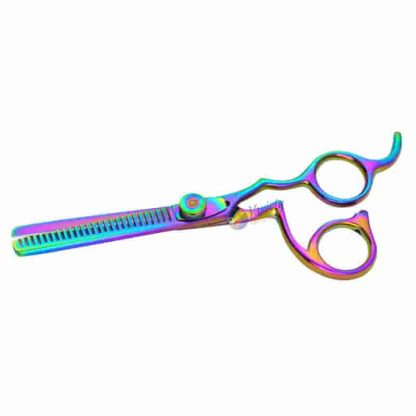 Rainbow thinning scissors