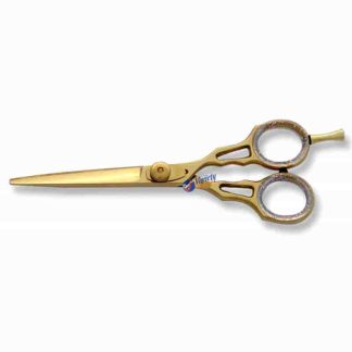Fancy golden hair scissors