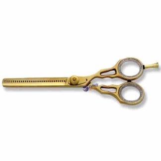 Fancy golden thinning scissors