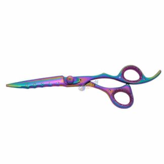 Jeweled rainbow hair scissors