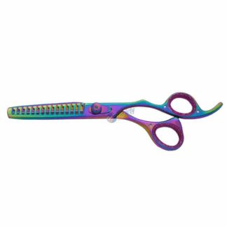 Jeweled rainbow thinning scissors