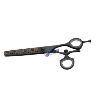 Swivel thumb gunmetal thinning scissors