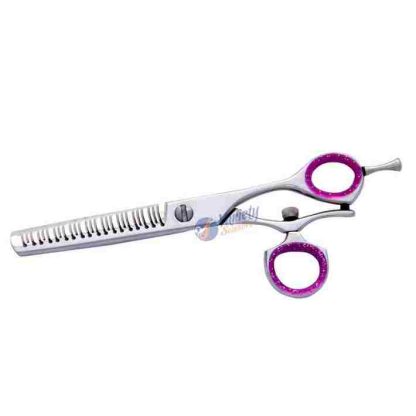 Swivel thumb thinning hair scissors
