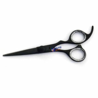 5.5 Inch Offset Hairdressing black scissors