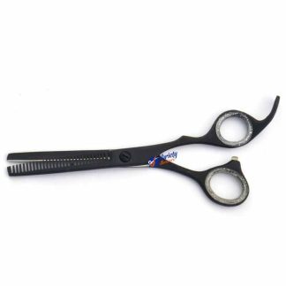 6 Inch Offset Hairdressing black thinning scissors
