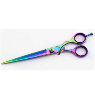 Inch Dog grooming Straight rainbow scissors