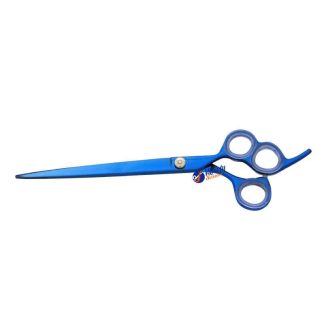 Triple Ring pet grooming blue straight shears