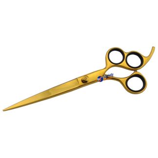 Triple Ring pet grooming golden straight shears