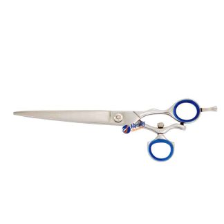Swivel thumb dog grooming shears